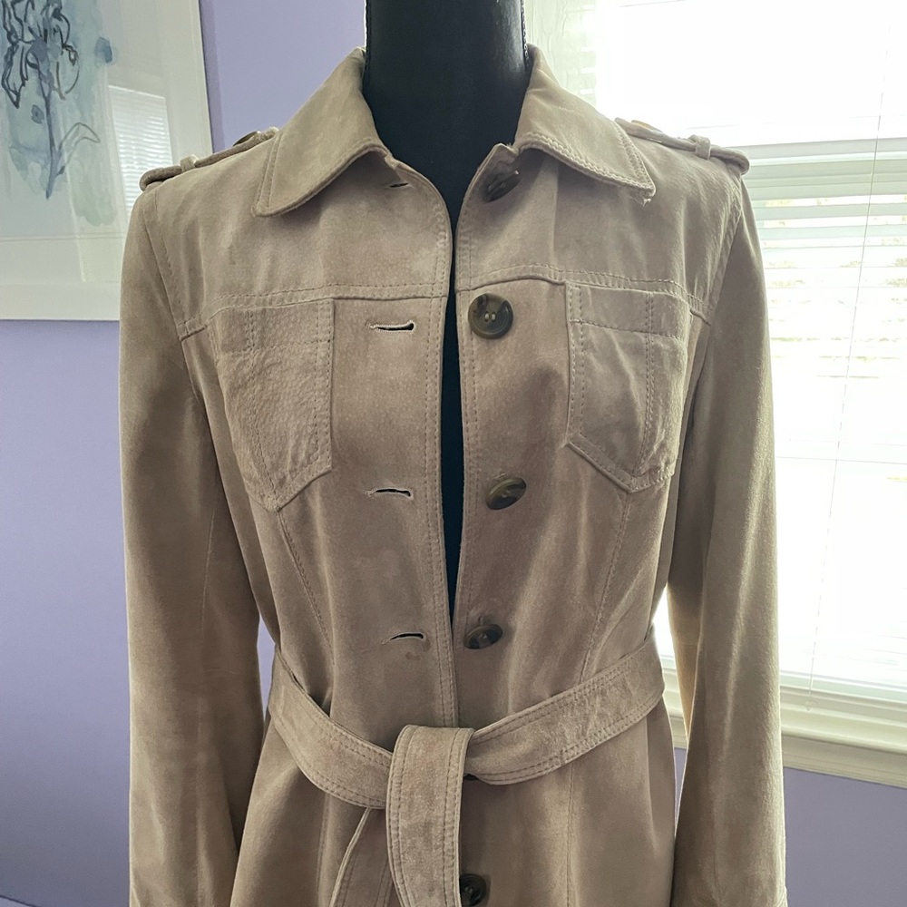 Liz Claiborne Beige Trench Coat